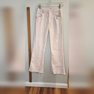 Cotton On Women's Flare Jeans in Light Pink